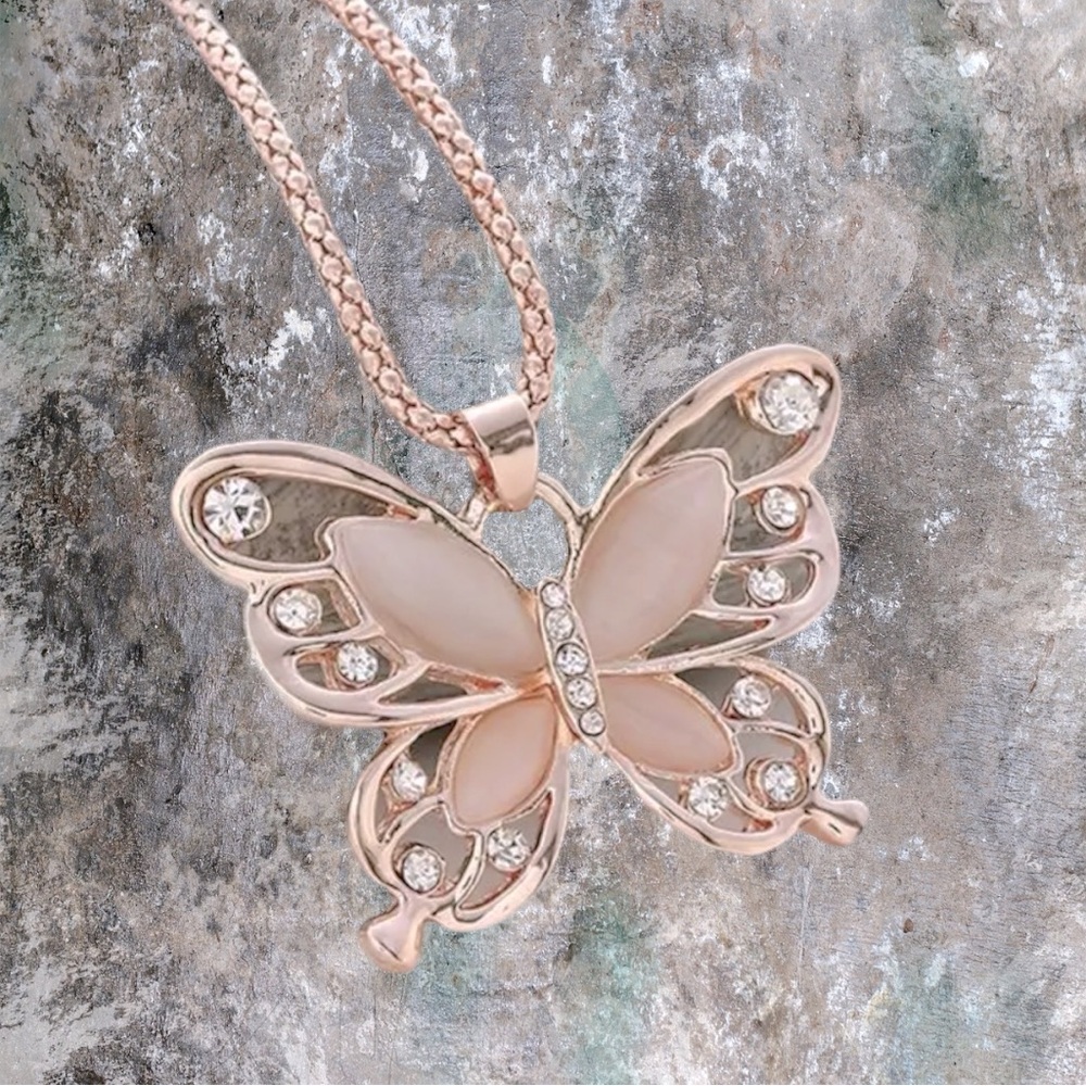 Butterfly Necklace Fashion Jewelry